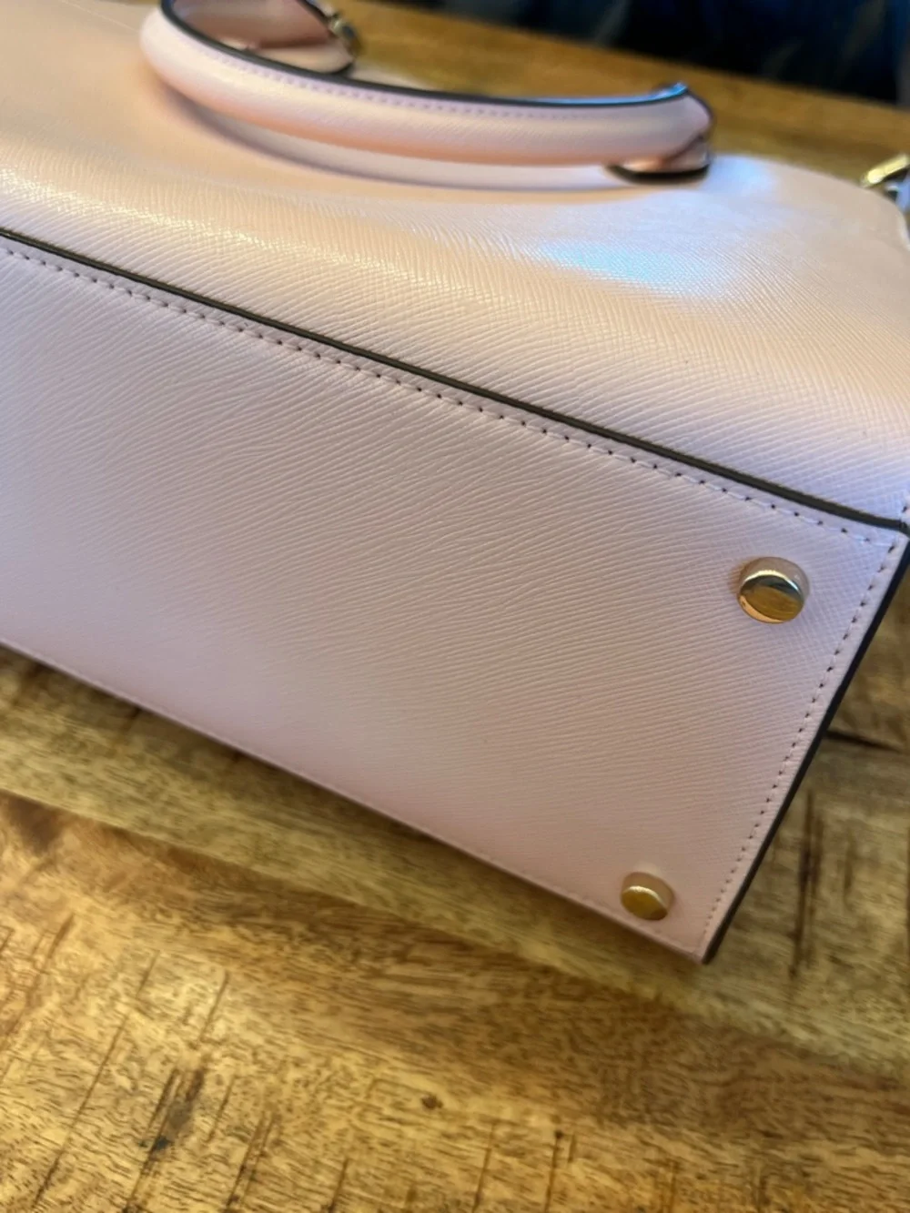 kate spade ♠️ Blush Pink Top-Handle Satchel with Detachable Strap